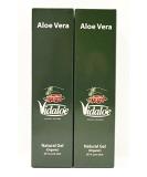 Vidaloe Organic 98% Natural Gel - 250ml Cold Pressed from Fuerteventura (Pack of 2) - Perfect for Hydration & Skin Care | International Shipping - Buy Online on GoSupps.com