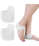 2 Pairs Silicone Gel Heel Socks - Cracked Foot Skin Care Pressure Relief & Pain Reduction - 4 Pieces - Buy Online on GoSupps.com