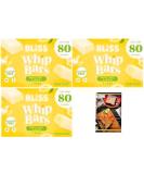 Bliss Bars White Chocolate and Lemon Whip x3 and Kitchenfella Healthy Eating Challenge - Buy Online on GoSupps.com