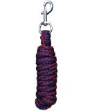 Harry's Horse Burgundy-Navy Soft Lead Rope with Snap Hook - Durable Equestrian Accessory for International Shipping - Buy Online on GoSupps.com