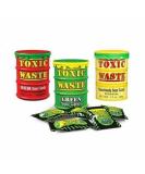 Halloween Trick or Treat Sweets Candy Mix - Toxic Waste Mix of 3 Tubs with Different Flavours of Red Sour Candy Green Sour Candy and Yellow Sour Candy - Buy Online on GoSupps.com