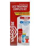Vamousse Lice Treatment Complete Kit - Kills Super Lice & Eggs - No Harmful Chemicals - Suitable for Kids & Adults - Buy Online on GoSupps.com