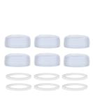 Maymom Solid Lids Aka Travel Caps w/ Sealing Ring Compatible with Avent Bottle Cap Replace Avent Natural Bottle Screw Ring n Sealing Disc Fit Avent Anti-Colic Polypropylene Glass Bottle Avent PP - Buy Online on GoSupps.com