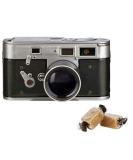 Novelty Vintage-Style Camera Shaped Tin with Creamy Vanilla Fudge 100g - Buy Online on GoSupps.com