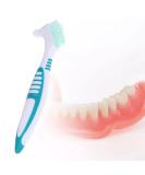 Double Bristle Head Toothbrushes for Dental Care | Prostheses Cleaning | Ergonomic & Multi-Layered Bristles - Shop Internationally - Buy Online on GoSupps.com