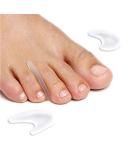 PediGel Toe Separator for Overlapping Toes - 4 Units - Medically Approved Polymer Gel - Universal Fit - Buy Online on GoSupps.com