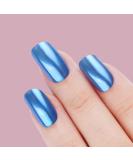 Danni & Toni Half Hardened Gel Nail Films - Astral Dive Blue Mirror Glossy UV Gel Foil Wraps - Self-Adhesive 28 Sticker Nail Design - Buy Online on GoSupps.com