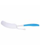 Soft Sponge Bathing Brush with Long Curved Handle - Body Cleaning & Peeling Shower Brush for Back - Best Bathing Accessories - Buy Online on GoSupps.com