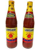 Louisiana Hot Sauce 6 Fl Oz (Pack of 2) - Spicy Condiment for Heat Seekers - Buy Online on GoSupps.com