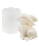 ZAKVOOR 3D Rabbit Candle Silicone Molds Easter Bunny Resin Casting Mould for DIY Candle Making Polymer Clay Craft Plaster Home Decoration - Buy Online on GoSupps.com