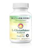 Dr. Clark Glutathione Reduced Antioxidant Supplement 500 MG - 60 Capsules | Premium Immune Support & Detox - Buy Online on GoSupps.com