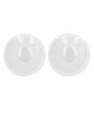 Reusable Breast Milk Collectors - 2 Pack Food-Grade Silicone Milk Catchers for Breastfeeding Moms - Buy Online on GoSupps.com