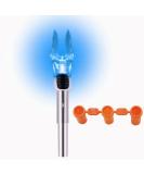 DEEPOWER X Lighted Nocks for Arrows .204/.233/.244/.246 - 4 Pack with ON/Off Switch and H S GT Bushings - Blue - Buy Online on GoSupps.com