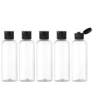 TOUREAL 100ML Travel Bottles Set - 5 Empty Plastic Cosmetic Bottles with Funnel - Flip Cap Ideal for International Shipping - Buy Online on GoSupps.com