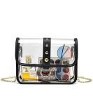 KUI WAN Clear Stadium Approved Crossbody Bag for Women - Black - Buy Online on GoSupps.com