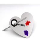 Heart-Shaped Makeup Palette - Stainless Steel Nail-Art Cosmetic Mixing Tool with Spatula for Artists - Buy Online on GoSupps.com