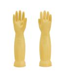 MIN-XL Cleaning Glove Waterproof and Oil-resistance Suitable for kitchen Cleaning Clothes Washing Household Cleaning Dishwashing Car Wash Indoor and Outdoor Cleaning Pet Care Use etc(45CM) yellow-45CM-M - Buy Online on GoSupps.com