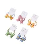 KDDOM 10 Pcs Cute Cartoon Animal Elastic Hair Ties Rope Accessories for Girls Bee Bear Rabbit Frog Dinosaur(Colorful) - Buy Online on GoSupps.com