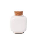 Porcelain Nail Art Acrylic Glass Dappen Dish with Wooden Lid - White - Buy Online on GoSupps.com