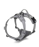 Shop Winhyepet TrueLove No-Pull Reflective Dog Harness with Adjustable Pet Dishes - Control Handle for All Dog Sizes (XL Gray TLH5651) - Buy Online on GoSupps.com