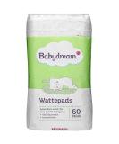 Babydream Cotton Pads 60 Pieces - Ultra Soft 100% Cotton Compostable | Gentle Cleaning for Newborns & Kids - Buy Online on GoSupps.com