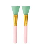 Face Mask Brush Set - 2 Silicone Makeup Applicators for Charcoal Mud and Clay Masks | Perfect for Skincare & Beauty - Buy Online on GoSupps.com