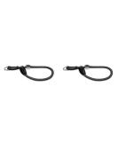 Lonto Dog Collar Retriever - Black Necked Band Dressage Collar (Pack of 2) - 55 cm Length 1 cm Thickness - International Shipping - Buy Online on GoSupps.com