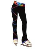 Ice Fire Criss Cross Pants - Silver Sky | Size 10-12 Years | Figure Skating Apparel - Buy Online on GoSupps.com