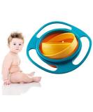 Gearmax Universal Gyro Bowl & Spinning Top - 360 Rotating Baby Bowl & Flying Disk with Lid | International Shipping Available - Buy Online on GoSupps.com