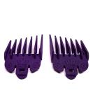 Taper King Amethyst Clipper Guide Comb Set #2-#4 - Achieve Foolproof Tapers & Fades at Home with Wahl/Conair Clippers! Compatible with #2-#4 (6mm-13mm) - Buy Online on GoSupps.com