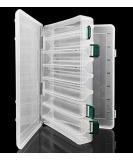 Milepetus 14/10 Compartments Double-Sided Fishing Tackle Box - Clear Hard Plastic Lure Bait Storage Case - 14 Slots - Buy Online on GoSupps.com