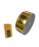 AGORA-TEC 500 Nail Art Stencils - Gold AT-Square Design for UV Gel Artificial Nails | Perfect for Professional & DIY Nail Art - Buy Online on GoSupps.com