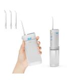 Buy Travel Size Cordless Water Floss | Portable Oral Irrigator with Telescopic Tank 3 Modes & IPX7 Waterproof for Teeth Braces & Bridge Care - Perfect for Home & Travel - Buy Online on GoSupps.com