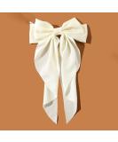 Duories Large Elegant Hair Clip - 40cm Fabric Loop Hair Accessories for Women & Girls - Ideal for All Hair Types - Cream - Buy Online on GoSupps.com