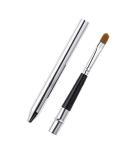 1Pcs Professional Retractable Lip Brush - Portable Makeup Tool for Perfect Lip Gloss Application - Buy Online on GoSupps.com