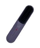 Cordless Hair Straightener Brush - Wireless Hot Comb for Natural Hair & Wigs | Anti-Burn 2600mA | Perfect Gift for Women - Purple - Buy Online on GoSupps.com