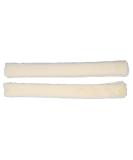 QHP Faux Fur Rein Protector with Velcro Fastening - Cream 45 cm | International Shipping Available - Buy Online on GoSupps.com