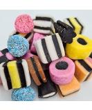 Taveners Liquorice Allsorts in 1 Reuseable Retro Victorian Style Jar 970ml Plastic (Liquorice Allsorts) by Prestige Discount Centre - Buy Online on GoSupps.com