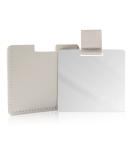 Unbreakable Stainless Steel Pocket Mirror - Durable Handheld Makeup Mirror with PU Leather Shell for Travel | Perfect Gift for Men & Women - Buy Online on GoSupps.com