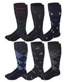 Dr. Motion 6 pairs Men compression Knee High socks Assorted - Buy Online on GoSupps.com