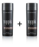 Buy 2 x TOPPIK Hair Thickener - 27.5g Loose Fiber Microhairs in Dark Brown - Special Offer! - Buy Online on GoSupps.com