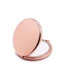 Shop Portable Rose Gold Pocket Mirror - Illuminated Travel Mini Makeup Mirror (70mm) | Retro Folding Design - Buy Online on GoSupps.com