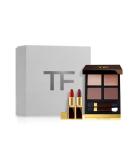 Tom Ford Eye Color Quad & Lip Color Mini Deluxe Set - Full Size 31 Sous Le Sable Quad & Mini Scarlet Rouge & Impassioned - International Shipping Available - Buy Online on GoSupps.com
