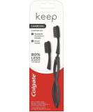 Colgate Keep Replaceable Head Toothbrush  Whitening Starter Kit Charcoal - Buy Online on GoSupps.com