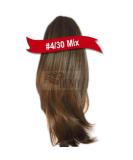 RemyHaar.eu | 30cm Clip-In Ponytail Hair Extension (100g) - Straight Brown Mix 4/30# - Perfect for Effortless Style - Buy Online on GoSupps.com