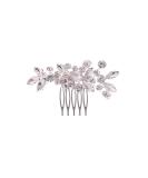 LEEQBCR Bridal Wedding Hair Comb | Crystal Hair Accessories for Women & Girls | Silver Hairpieces - International Shipping Available - Buy Online on GoSupps.com