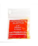 1/4 Inch Heavy Orthodontic Elastics - Latex Dental Rubber Bands (Made in USA) - Buy Online on GoSupps.com