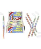 10 x Fruity Rainbow Flavoured Rock Sweets - 10 x Full Sized Sticks - 18cm each - Retro Sweets - Buy Online on GoSupps.com