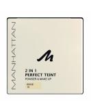 Manhattan 2 in 1 Perfect Complexion Powder - Beige 16 (9g) for Flawless Skin | International Shipping Available - Buy Online on GoSupps.com