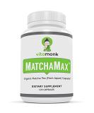 Organic Japanese Matcha Capsules - 120ct Vegan Matcha Supplement for Natural Energy and Mood Boost - Packed with Antioxidants - Buy Online on GoSupps.com